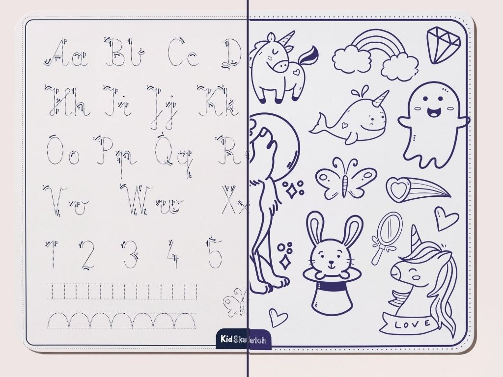 Silikonová podložka na malování a psaní KidSketch Magic Forest (3)